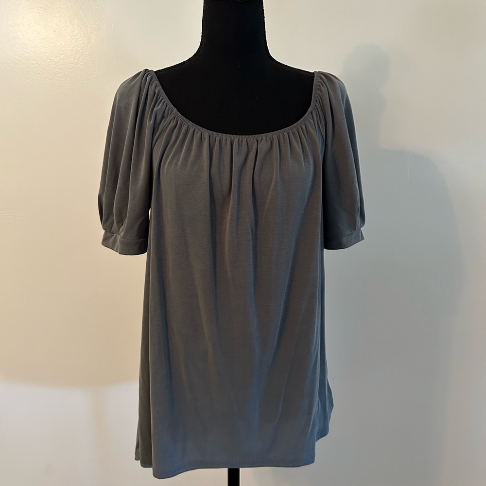 Olive green size large women’s blouse